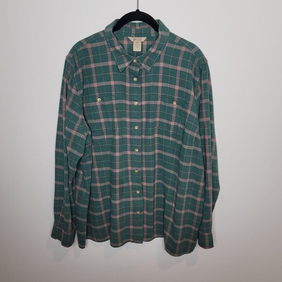 Duluth Trading Co Button Up Womens 2XL - Picture 1 of 7